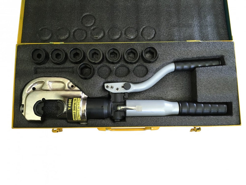 Hydraulic crimping tool with automatic pressure regulating valve (12T, 50-400mm2) (Y-400E)