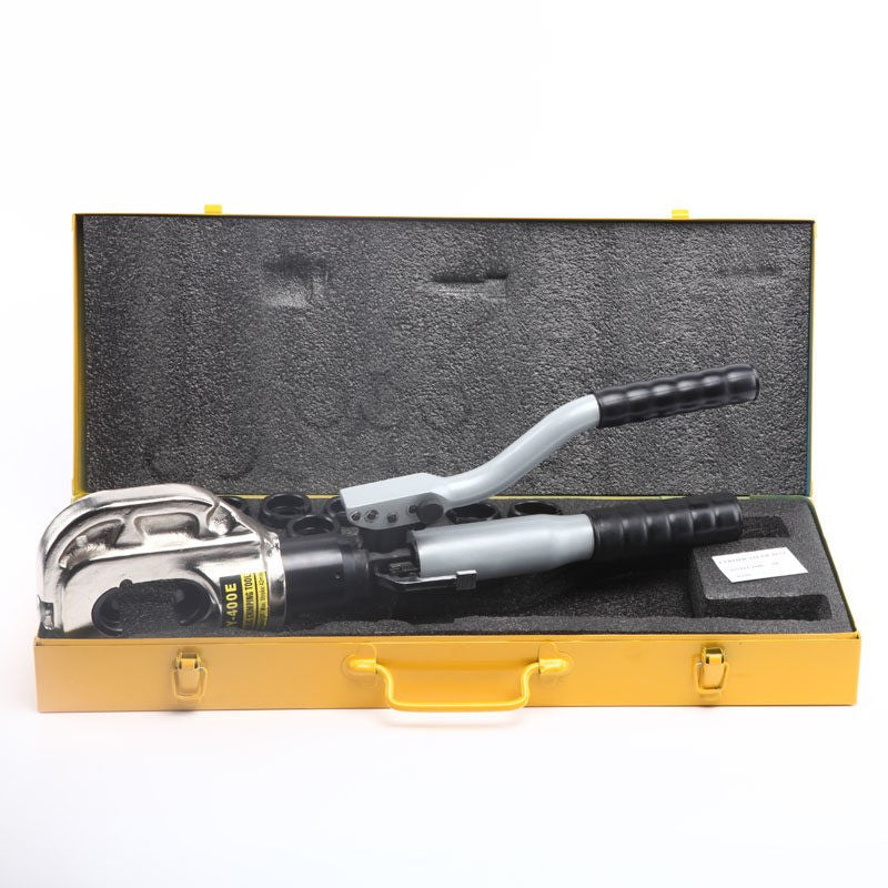 Hydraulic crimping tool with automatic pressure regulating valve (12T, 50-400mm2) (Y-400E)