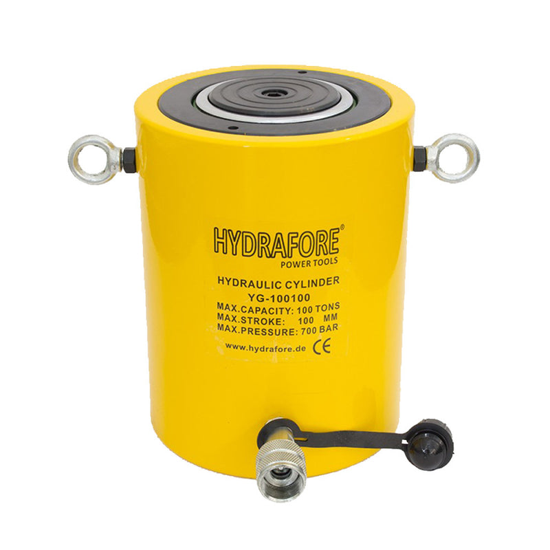 Egyszeres működésű általános hidraulikus munkahenger (100T, 100mm) (YG-100100)