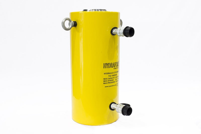 Kettős működésű hidraulikus munkahenger (100T, 200mm) (YG-100200S)