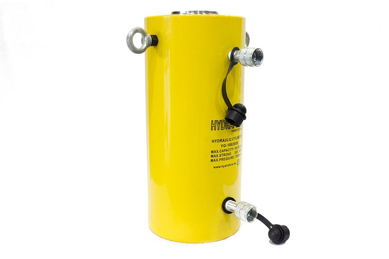 Kettős működésű hidraulikus munkahenger (100T, 200mm) (YG-100200S)