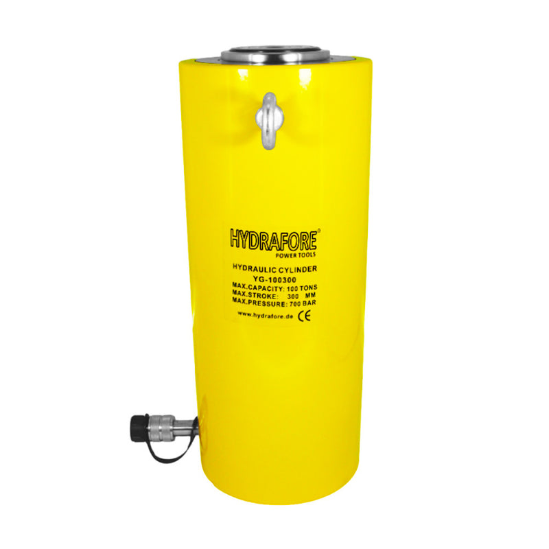 Egyszeres működésű általános hidraulikus munkahenger (100T, 300mm) (YG-100300)