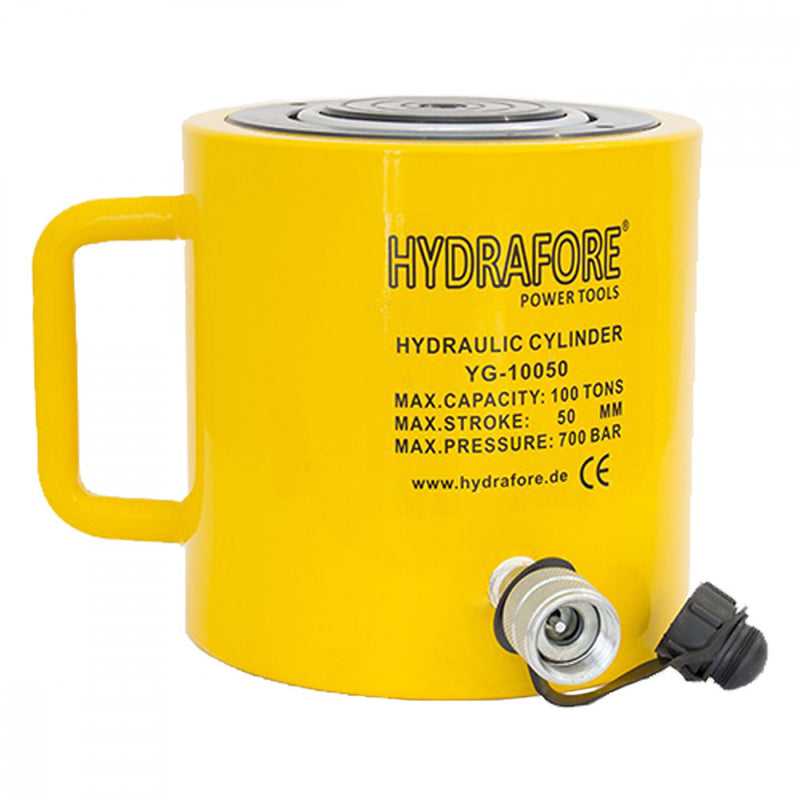 Single-acting hydraulic cylinder (100T, 50mm) (YG-10050)