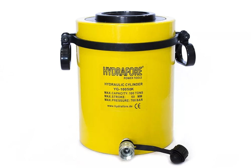 Egyszeres működésű üreges hidraulikus munkahenger (100T, 50mm) (YG-10050K)