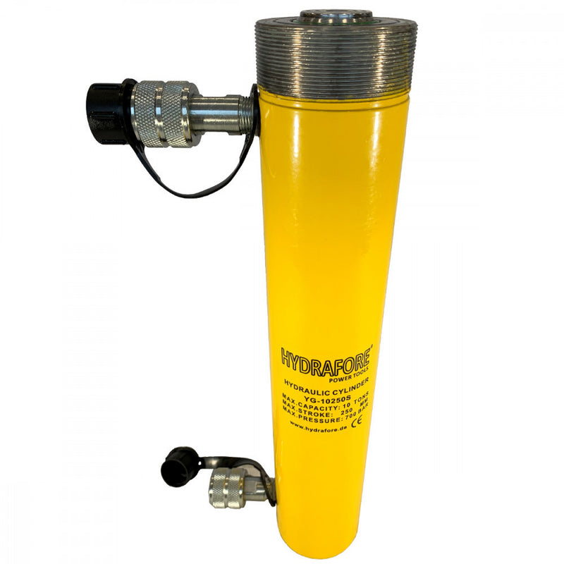 Kettős működésű gallérmenetes hidraulikus munkahenger (10T, 250mm) (YG-10250SCT)