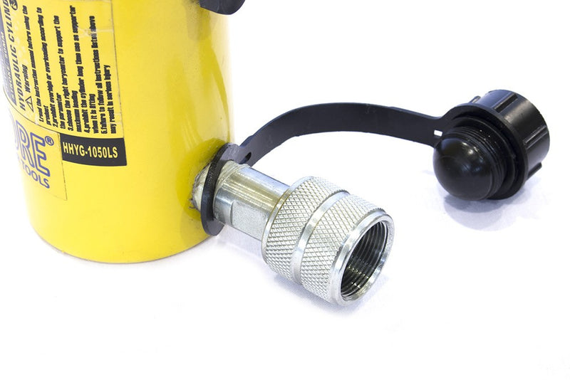 Egyszeres működésű biztosítóanyás hidraulikus munkahenger (10T, 50mm) (YG-1050LS)