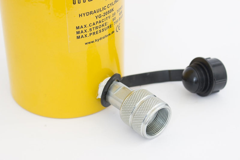 Egyszeres működésű üreges hidraulikus munkahenger (20T, 50mm) (YG-2050K)