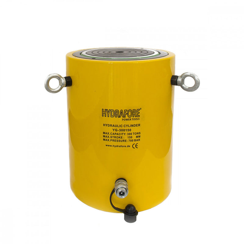 Egyszeres működésű általános hidraulikus munkahenger (300T, 150mm) (YG-300150)