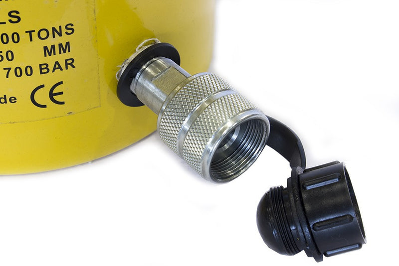 Egyszeres működésű biztosítóanyás hidraulikus munkahenger (300 T, 50mm) (YG-30050LS)