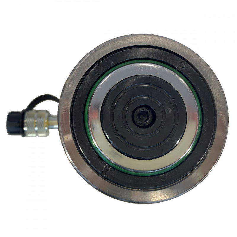 Single-acting hydraulic cylinder with collar thread (30T, 100mm) (YG-30100CT)