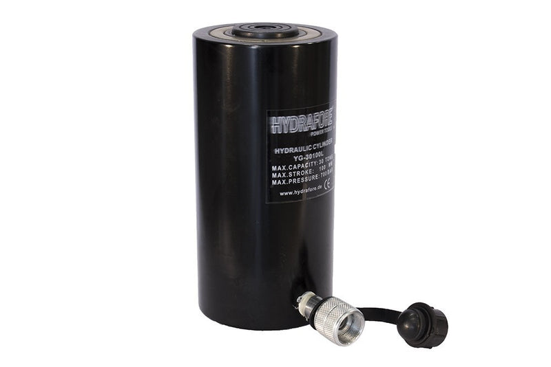 Aluminum hydraulic cylinder (30T, 100mm) (YG-30100L)