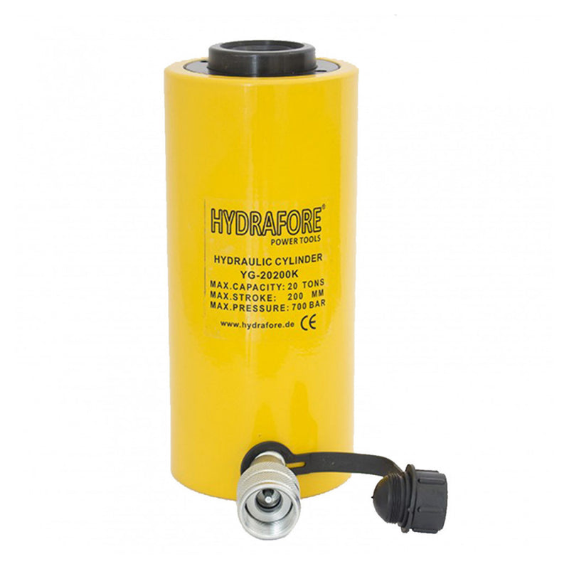 Egyszeres működésű üreges hidraulikus munkahenger (30T, 200mm) (YG-30200K)