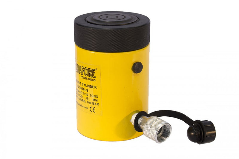 Egyszeres működésű biztosítóanyás hidraulikus munkahenger (30T, 50mm) (YG-3050LS)