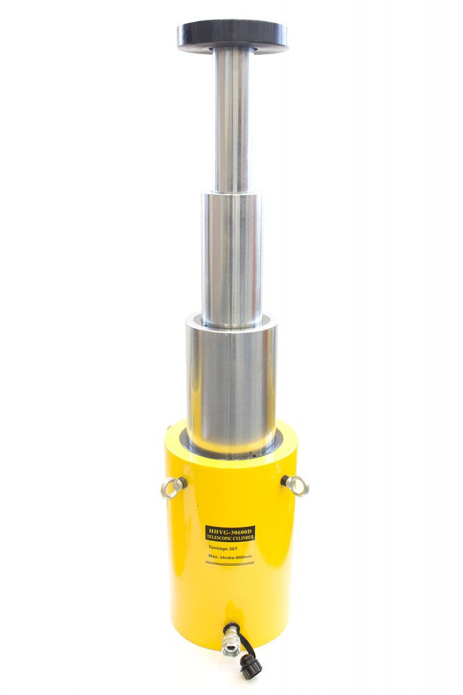 Teleszkópos hidraulikus munkahenger (30T, 600mm) (YG-30600D)