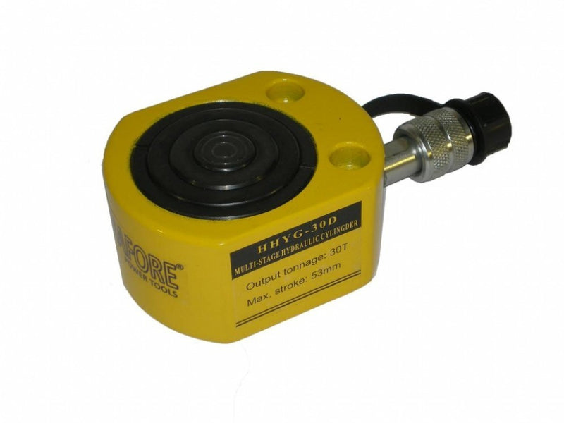 Többfokozatú alacsony hidraulikus munkahenger (30T, 53mm) (YG-30D)