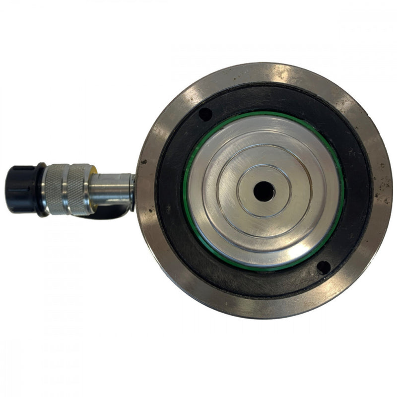 Double-acting, collar-threaded hydraulic cylinder (50T, 300mm) (YG-50300SCT)