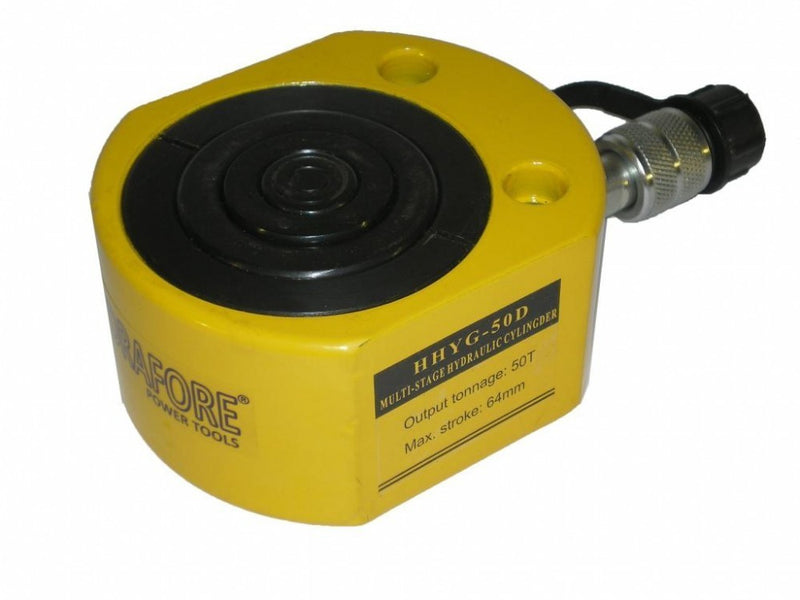 Többfokozatú alacsony hidraulikus munkahenger (50T, 66mm) (YG-50D)