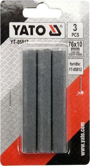 Cserélhető pofa hónolóhoz 76x10 mm (3db) (YATO YT-05817)