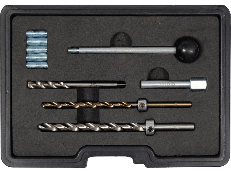 Mercedes Injector Bolt Thread Repair Kit, 10-piece (YATO YT-06036)