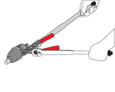 CV joint boot clamp pliers, 235mm (YATO YT-0606)