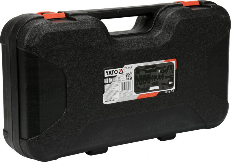 Diesel injector puller set, 1/2"; 22 pcs (YATO YT-06175)