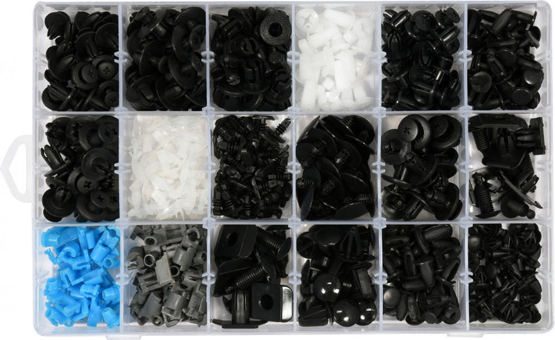 Upholstery clip, hole cover set Mazda 475pcs (YATO YT-06658)
