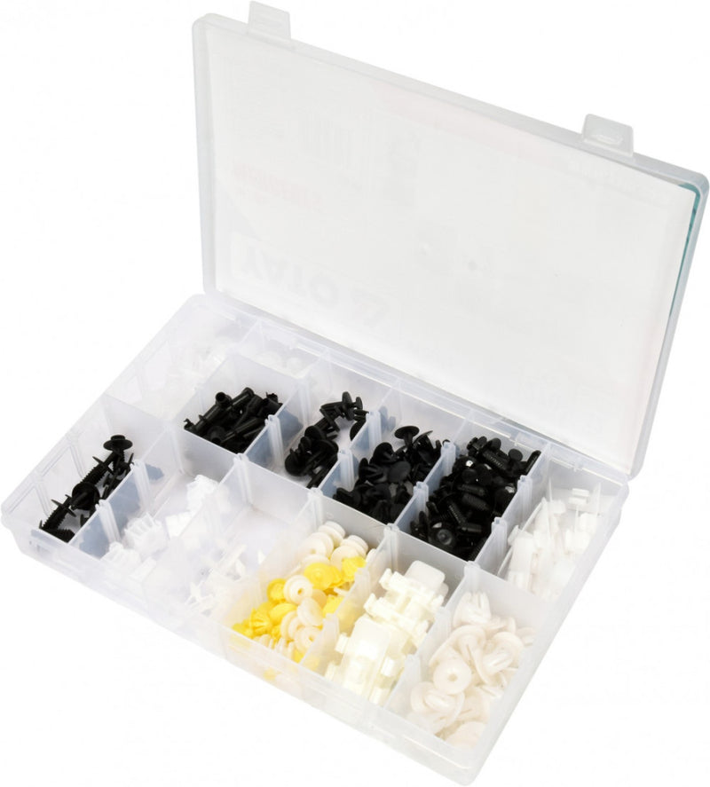 Upholstery fastener, hole plug set Mercedes 270pcs (YATO YT-06662)