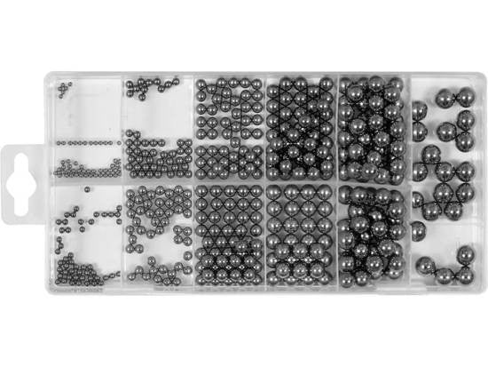 Steel bearing ball set 470 pcs (YATO YT-06680)