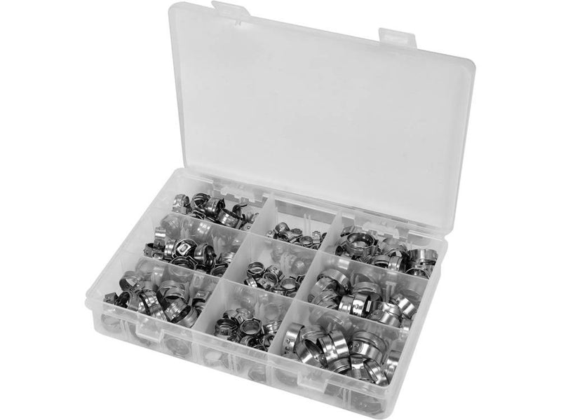 Galvanized steel clamp set 170 pieces (YATO YT-067842)