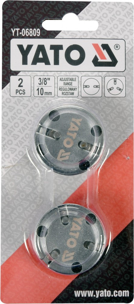 Univerzális fékdugattyú adapter készlet, 3/8"; 2 részes (YATO YT-06809)