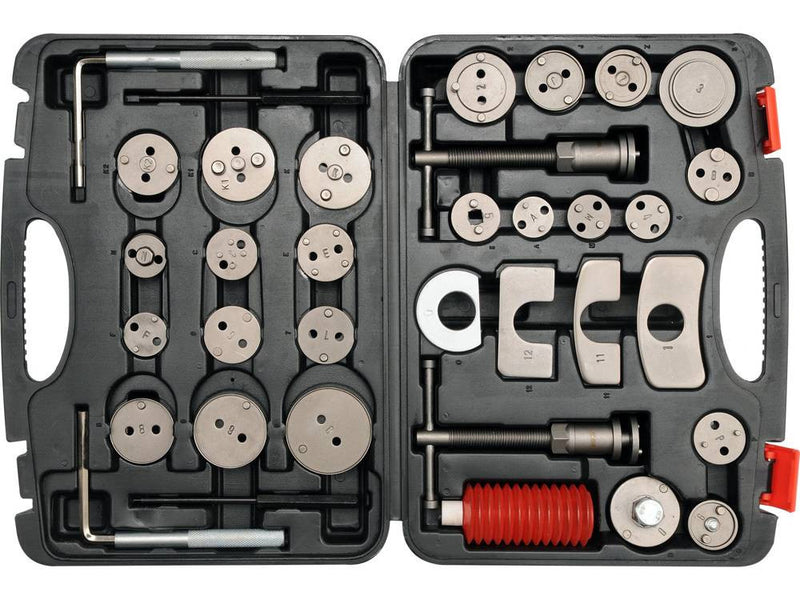Brake caliper wind back tool kit 3/8" 35 pcs (YATO YT-06822)
