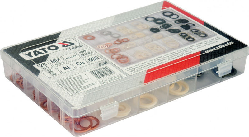Alátét készlet, vegyes 120 db (YATO YT-068641)