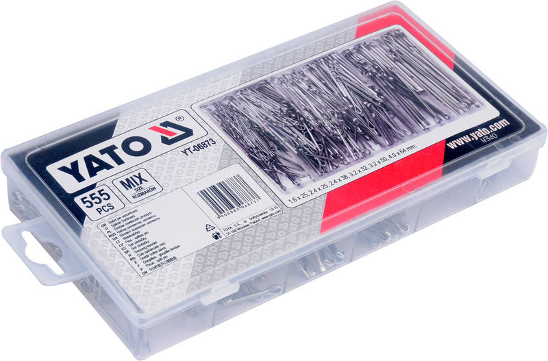 Circlip set 555 pcs (YATO YT-06873)