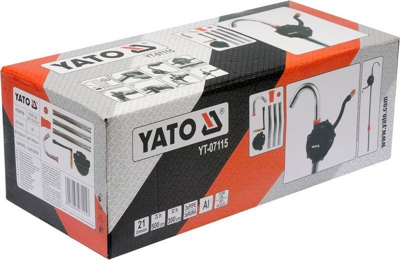Kézi olajszivattyú, Hordópumpa 21L/perc (YATO YT-07115)