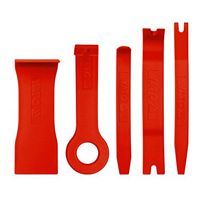 Upholstery and fastener remover set, 5 pcs (YATO YT-0836)