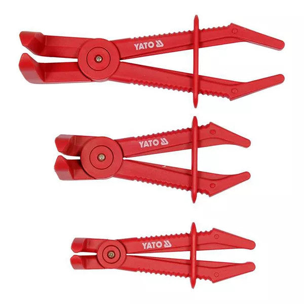 Flexible Hose Clamp Pliers Set Bent 3 pc. (YATO YT-08403)