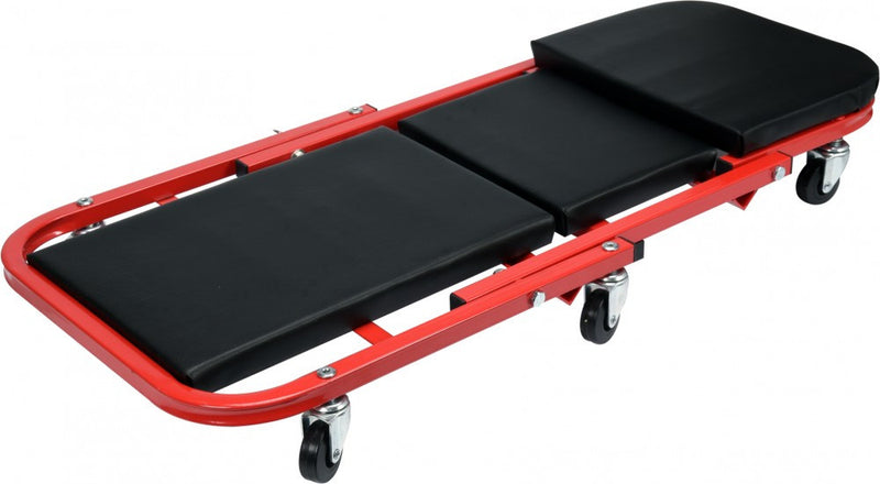 Fémvázas gurulós aláfekvő/szék fejtámlával, 91cm, max. 120/150 kg (YATO YT-08802)