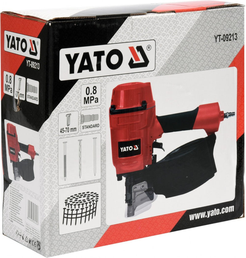 Pneumatic drum magazine nailer and stapler, 45-70mm (YATO YT-09213)