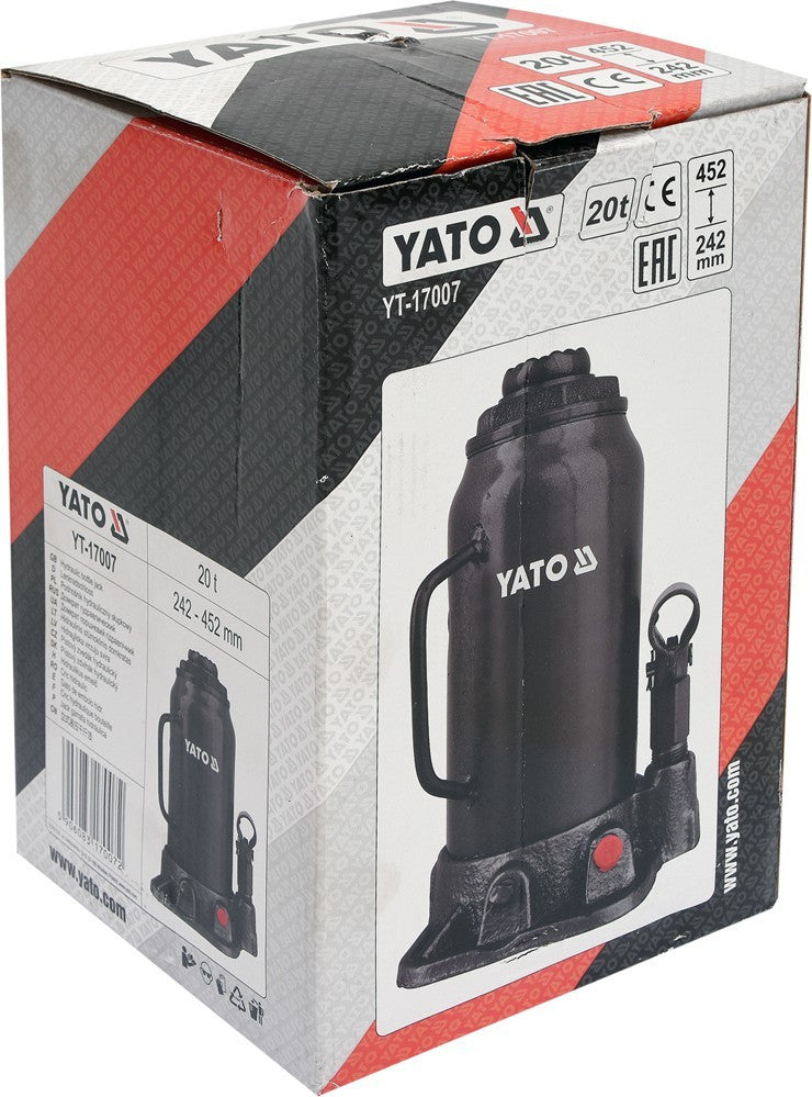 Palackemelő, 20 T, 242-452 mm (YATO YT-17007)