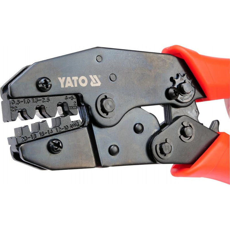Krimpelő és saruzó fogó ø 0.5-6.0 mm2/220 mm (YATO YT-2250)