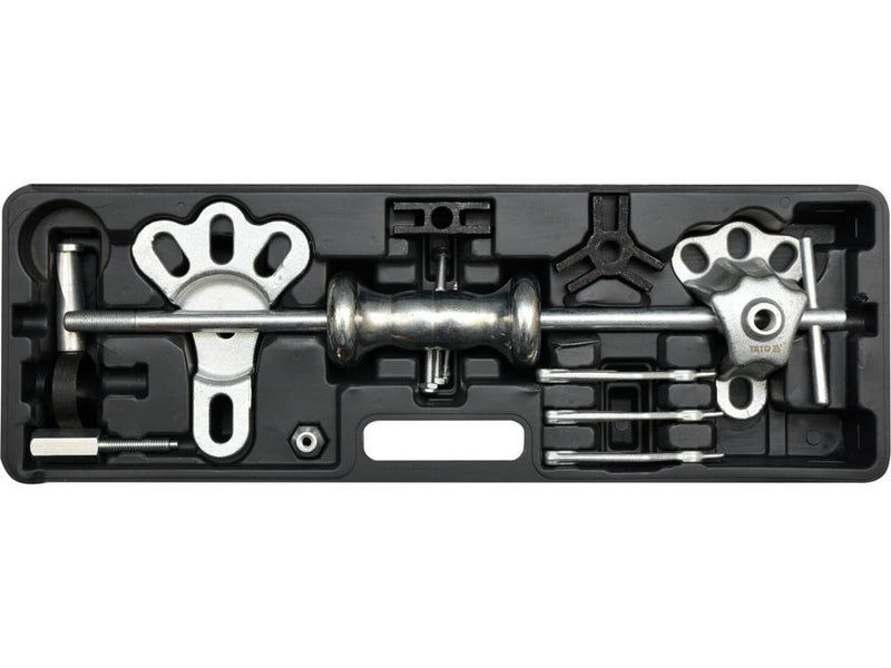 Slide hammer hub and bearing puller set 16 pcs (YATO YT-25391)