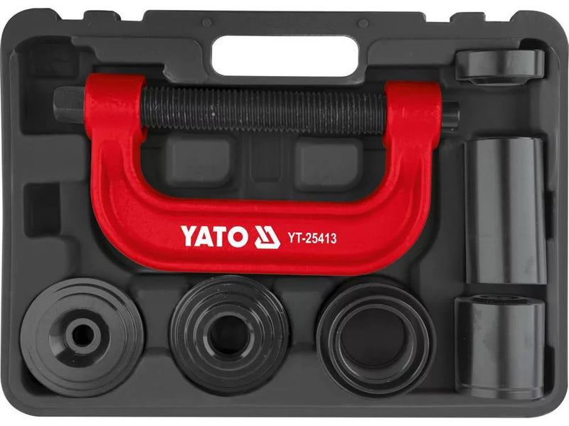 Silent block and bearing bush assembly kit, 9 pieces (YATO YT-25413)