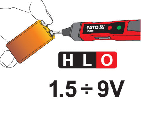 Universal Phase Tester, Digital Voltage Meter 70-250V (YATO YT-28631)