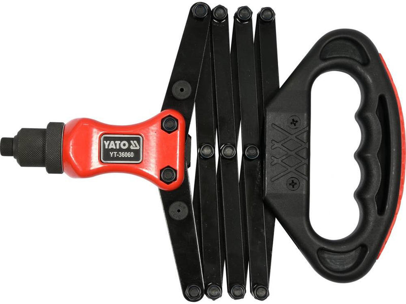 Harmónikás popszegecshúzó 2,4-6,4 mm, 250-810 mm (YATO YT-36060)