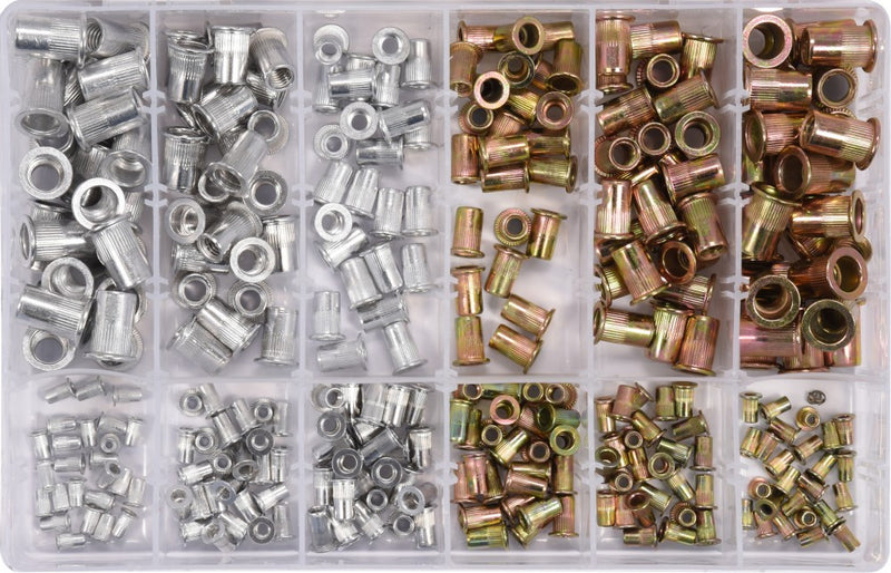 Rivet nut set, M3-M10, 300pcs (YATO YT-36480)