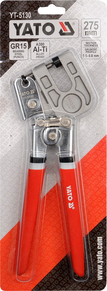 Drywall crimper / profile crimper (for drywall) 275 mm, d=0.5-0.8 mm (YATO YT-5130)