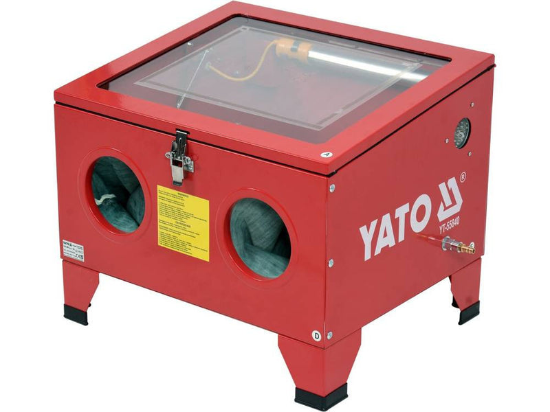 Homokszóró kabin, 90L, 585x490x490mm (YATO YT-55840)