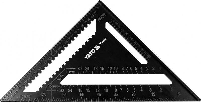 Derékszög, szögmérő, ALU 300 mm (YATO YT-70787)