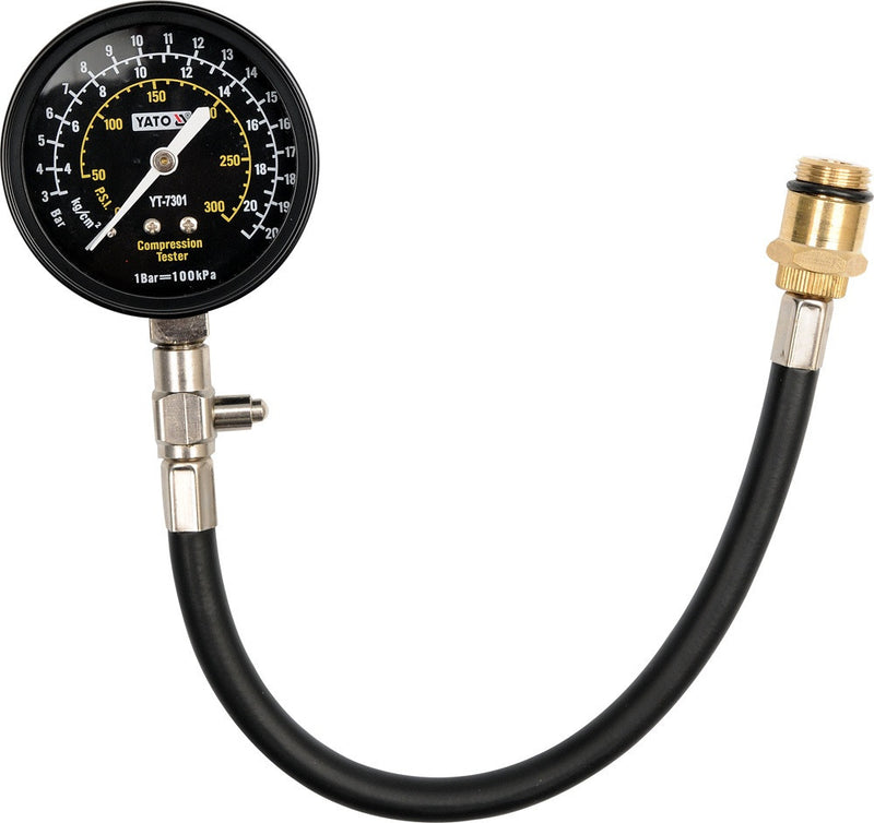 Compression tester, 21 bar (YATO YT-7301)
