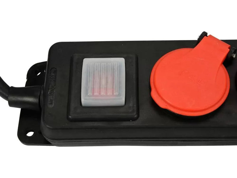 YATO Elektromos hosszabbító 5-ös elosztó 3m, 3x1,5 mm² (YT-81242)